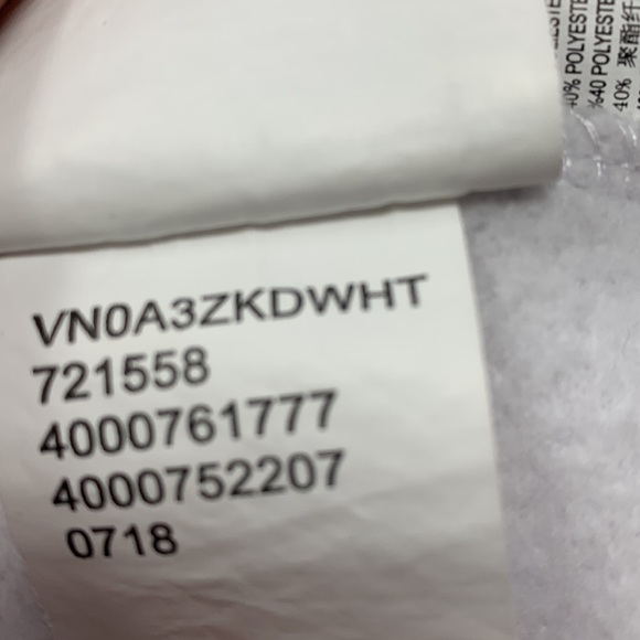 Vans Cropped Hoodie Sweatshirt White Logo Checkerboard Sleeve L Skater Y2K Chill - Picture 10 of 10